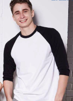 76700 Raglan 3/4 Sleeve Tshirt